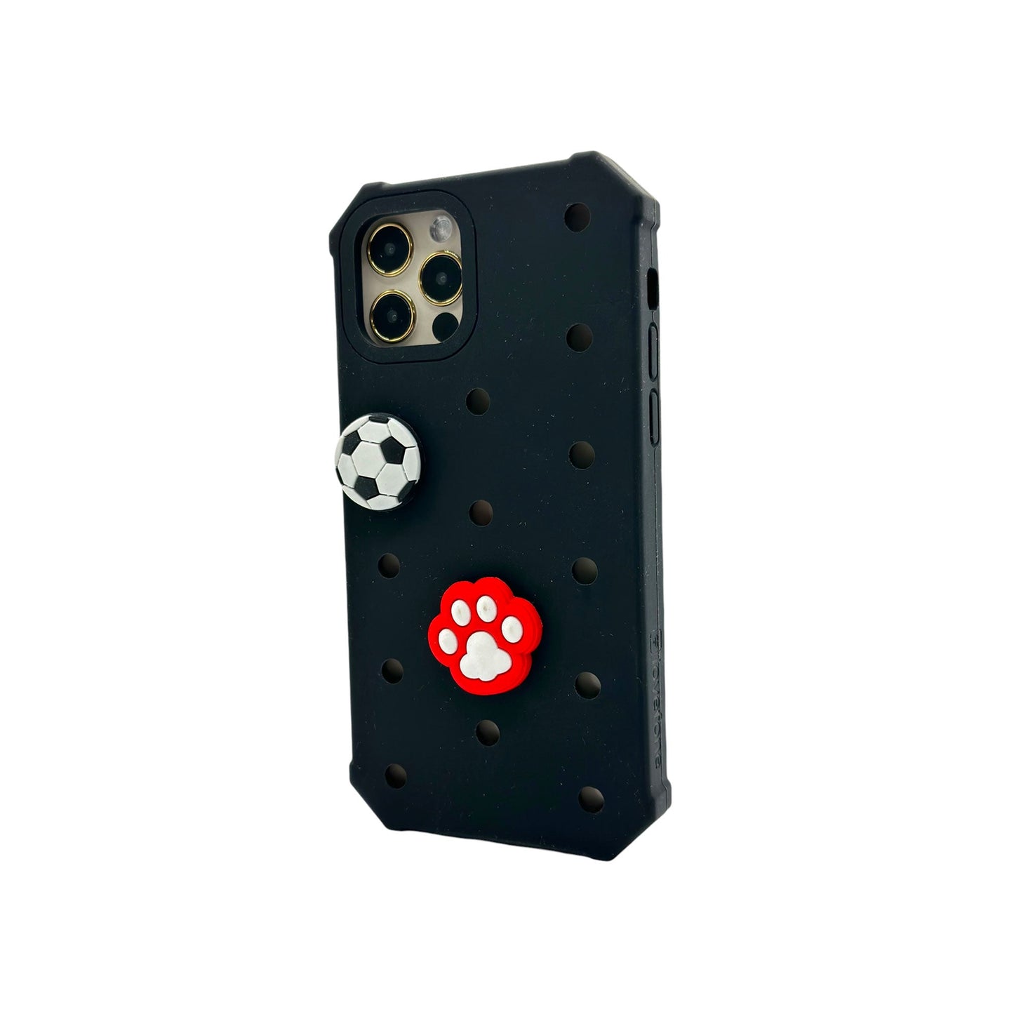 Lovefone Kids Silicone Case iPhone 12/12 Pro Black