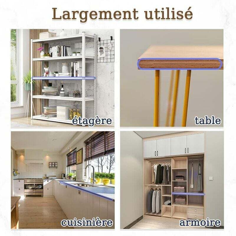 2M Black U Shape 16Mm Adhesive Edge Banding,No Iron-On Oak Edge Banding Worktop Trim Strip,Soft Rubber Tpe Wood Veneer