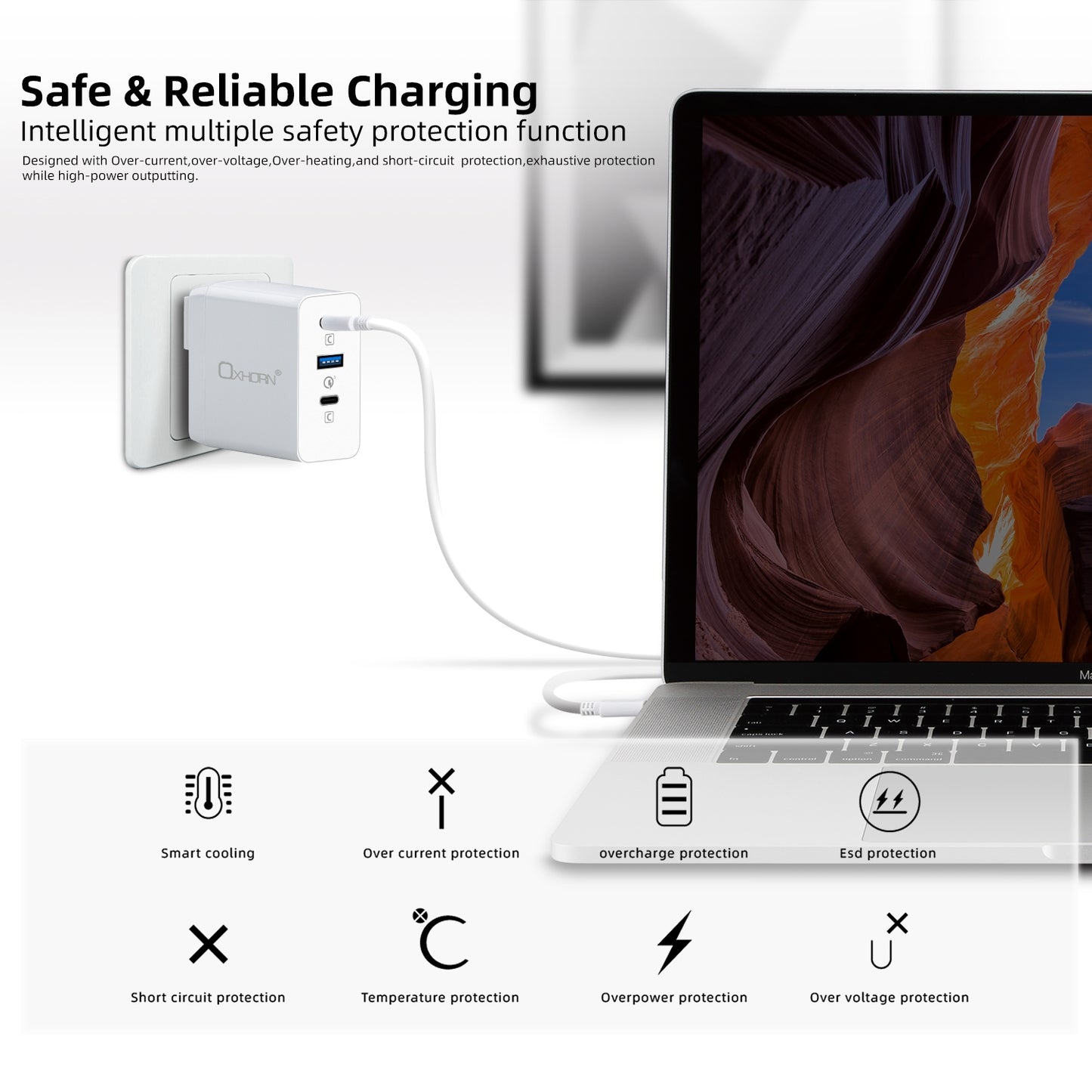 Oxhorn Type C GaN Charger 100w