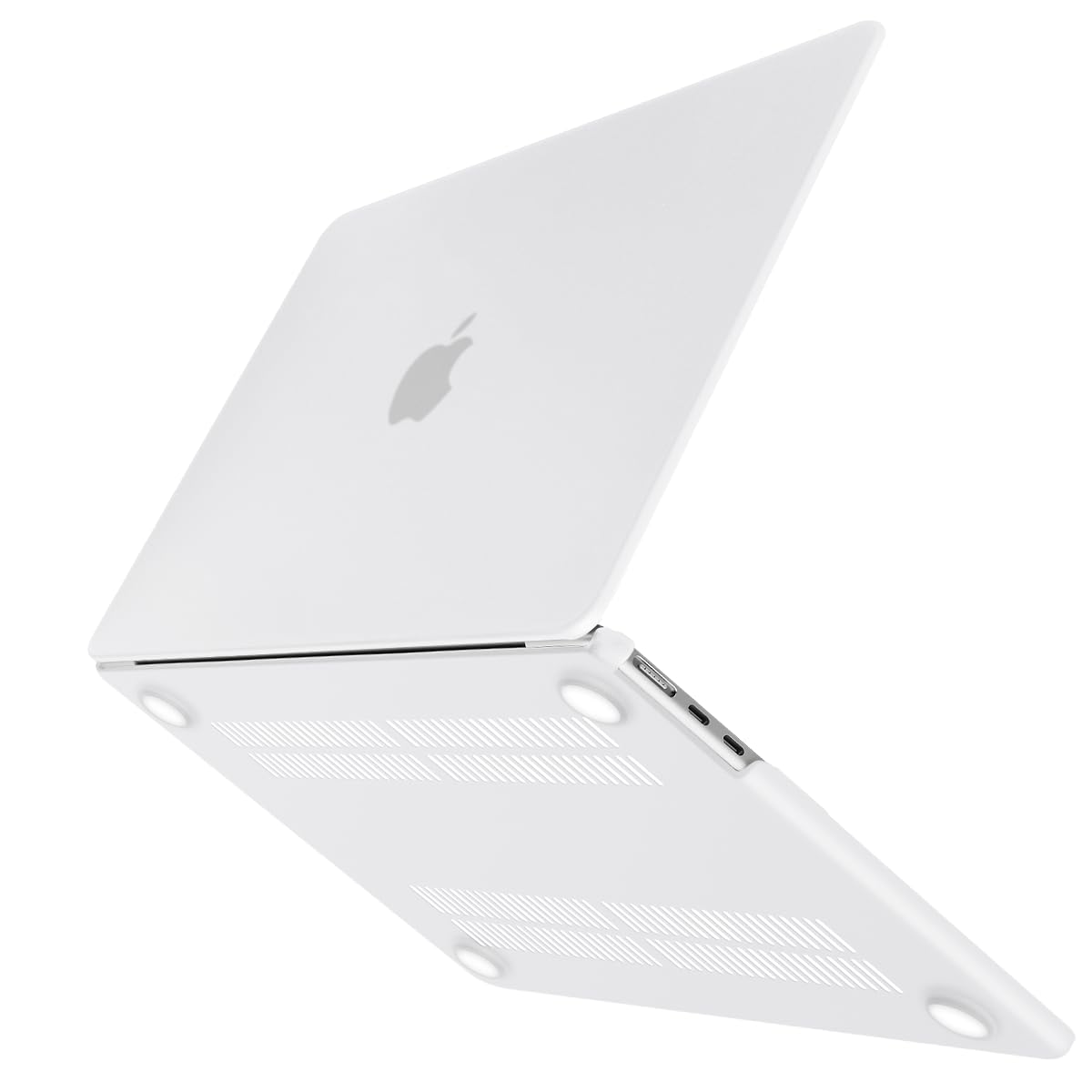 15 inch Air 2023 MacBook Air Matte Case A2941 M2 Chip Hard Shell Case Keyboard Cover White