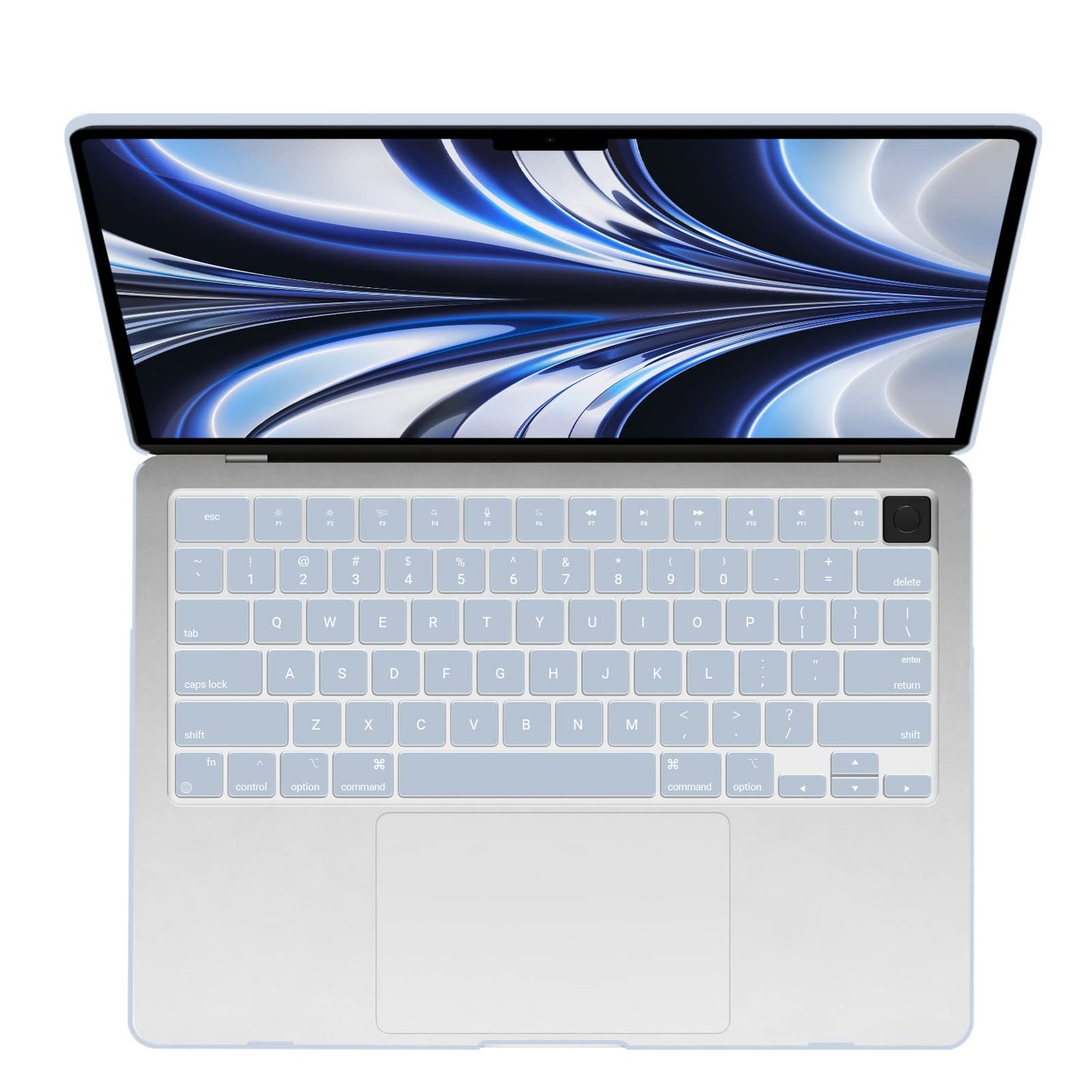 Suitable for 2023 2022 MacBook Air 13 inch case M2 Model A2681 Hard Shell Case Keyboard Cover