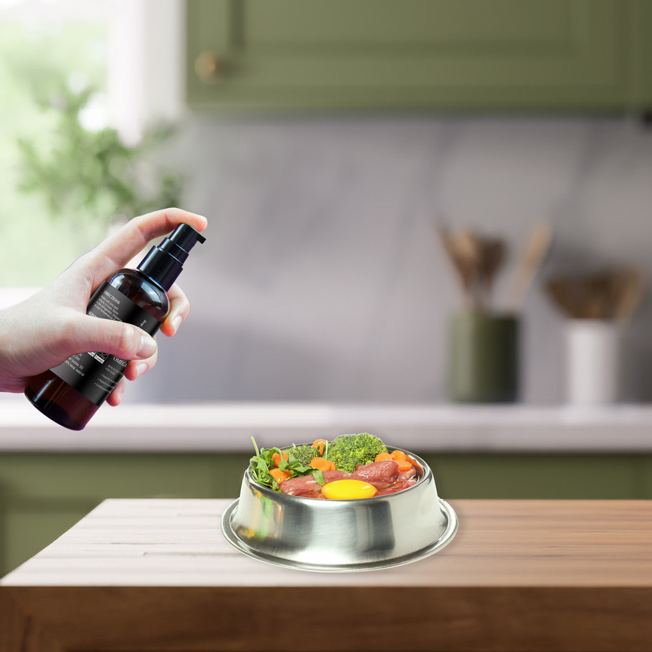 Raw Hemp Seed Oil Food Supplement for Dogs