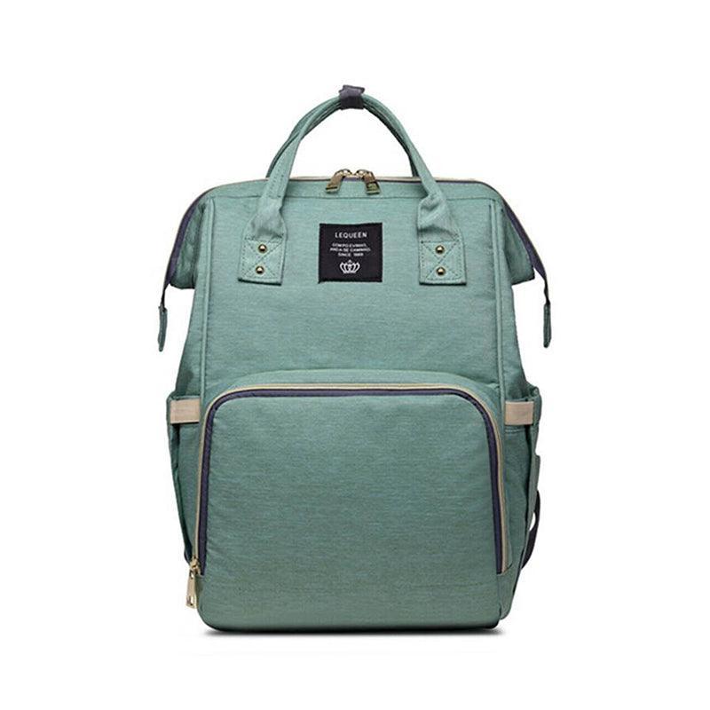 Luxury Multifunctional Diaper Nappy Backpack Maternity Mummy Changing Bag - Light Gray