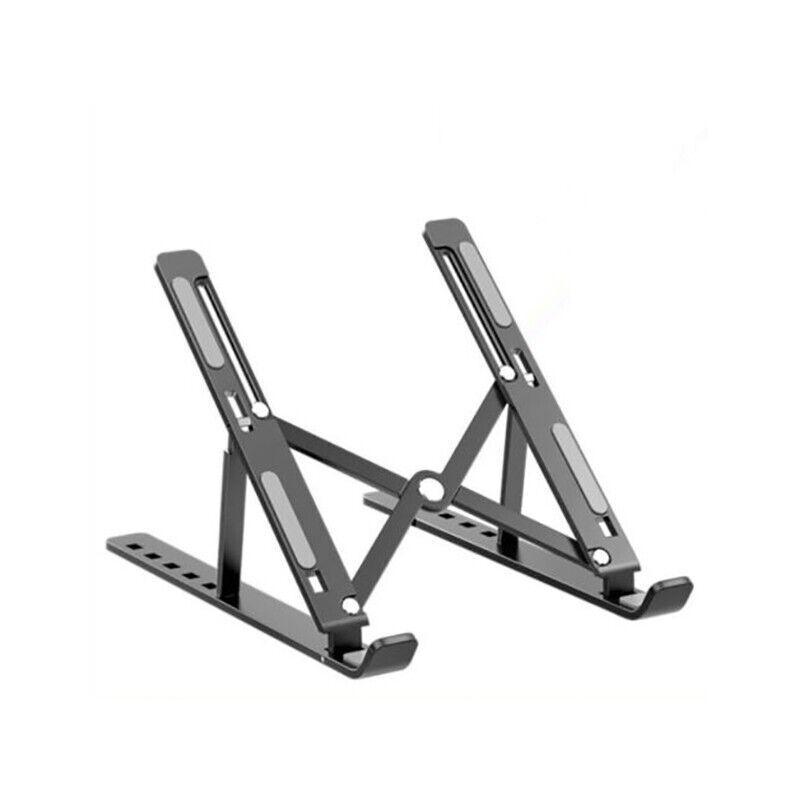 Adjustable Laptop Stand Portable Aluminum Alloy Desktop Holder for 11 to 17.3 Inch - Sliver