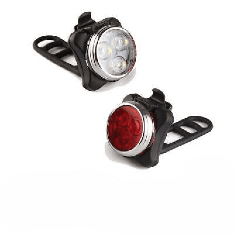 Waterproof Bicycle Bike Lights Front Rear Tail Light Lamp Usb Rechargeable Ipx4