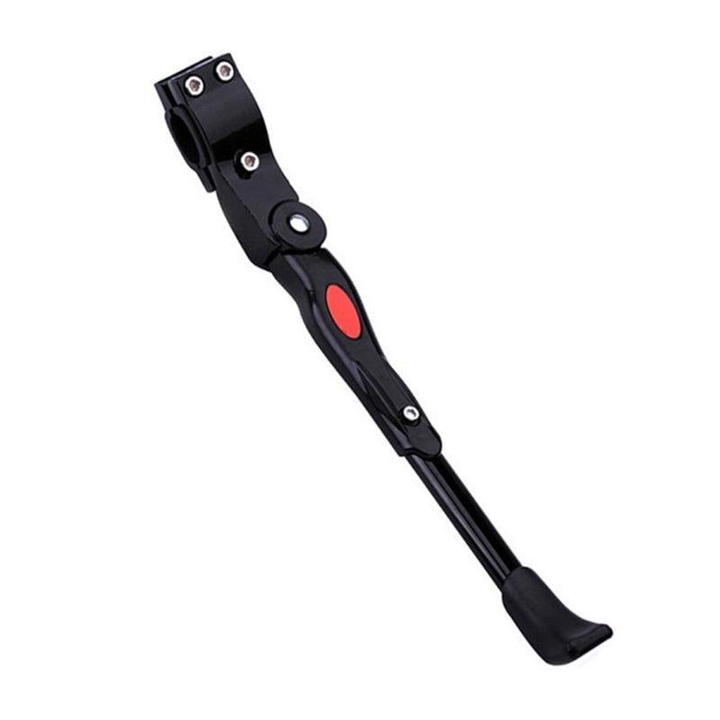 Rear Adjustable Kickstand for Mountain Bicycle Road Bike Parking Support Leg - Black