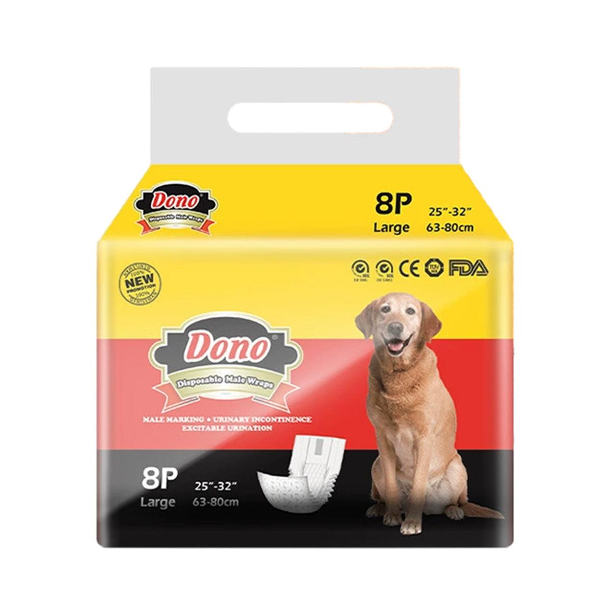 Male Dog Diapers Physiological Pants for Dogs Leakproof Diaper Pants Male Pets - M-10PCS