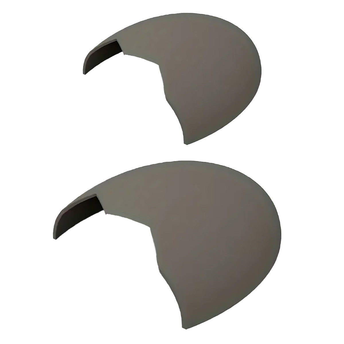 Reptile Hideout Plastic Cave Decorative Shelter for Lizard Snake Spider Habitat - Eggshell Set of 2