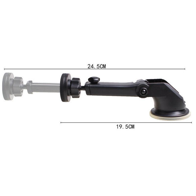 360 Degree Car Phone Holder Telescopic Mount for Dashboard and Windshield Use