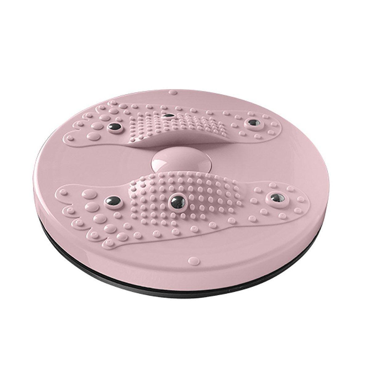 Waist Twisting Disc Abdominal Exercise Board for Home Gym and Yoga Fitness Training - Pink