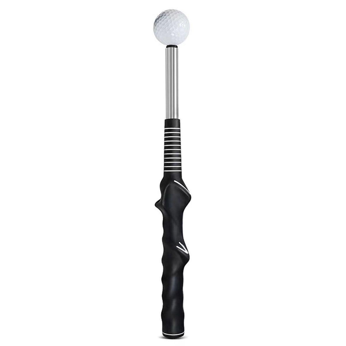 Golf Swing Training Aid Telescopic Impact Sound Stick Exercise Tool for Practice - Blue