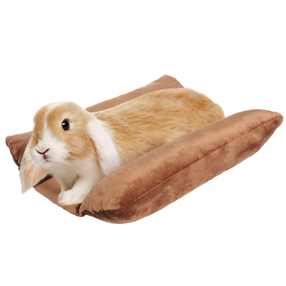 Small Animal Bed Cushion Plush Sleeping Mat for Pet Carrier Cage Nest Hamster - Pink