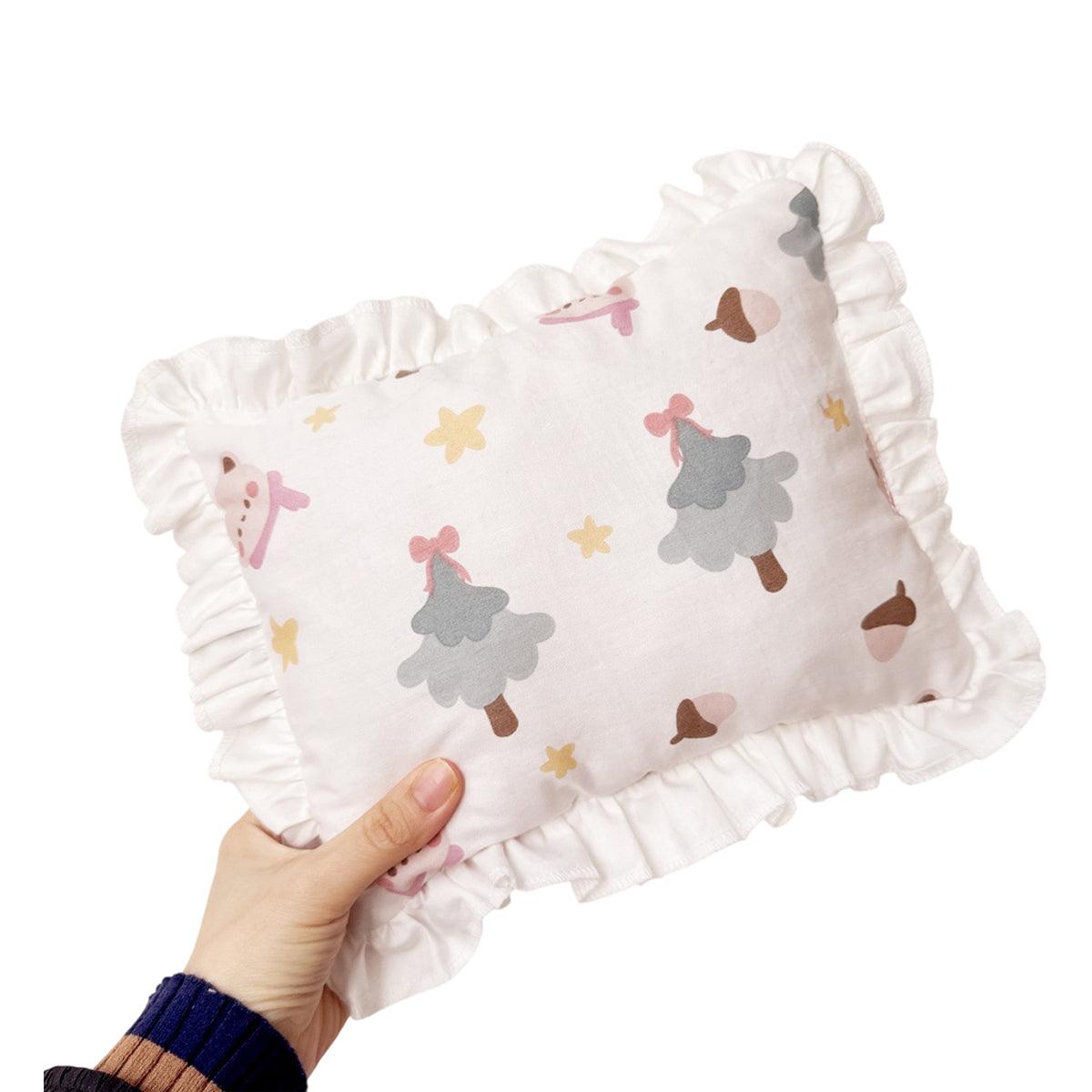 Lace Cat Pillow Soft Pet Cushion for Sleeping Comfortable Kitty Bed Cushion - White Rabbit