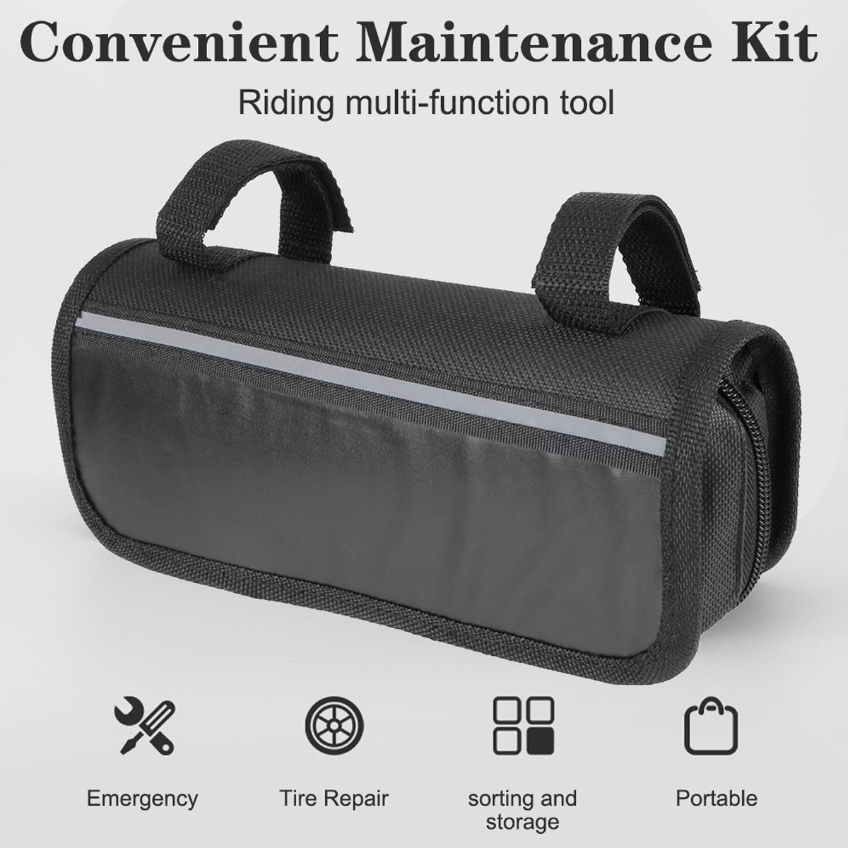 Bicycle Repair Kit with Tire Levers Patch Kit Pump Multi Tool for Mountain Bike