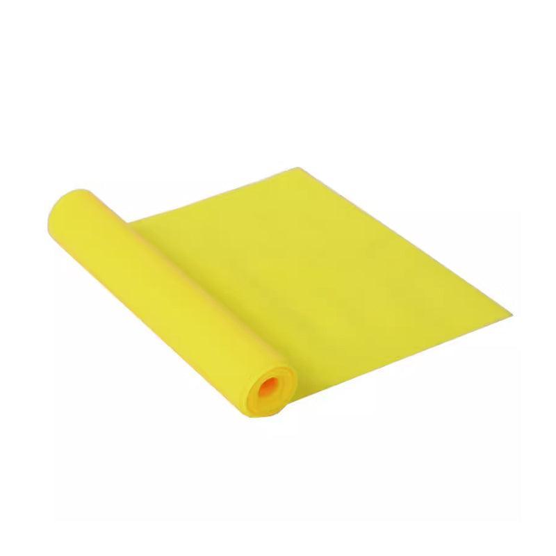 1.5m Elastic Yoga Stretch Resistance Bands Exercise Fitness Band Theraband - Yellow