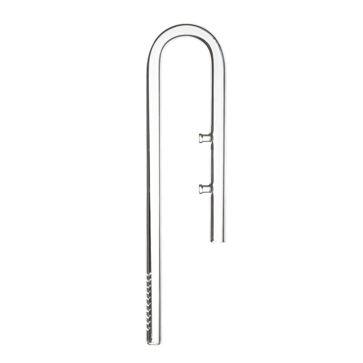 Aquarium Glass Inlet Outlet Pipe Fish Tank Filter Oil Film Remover Plant Holder - Lily inlet-16mm