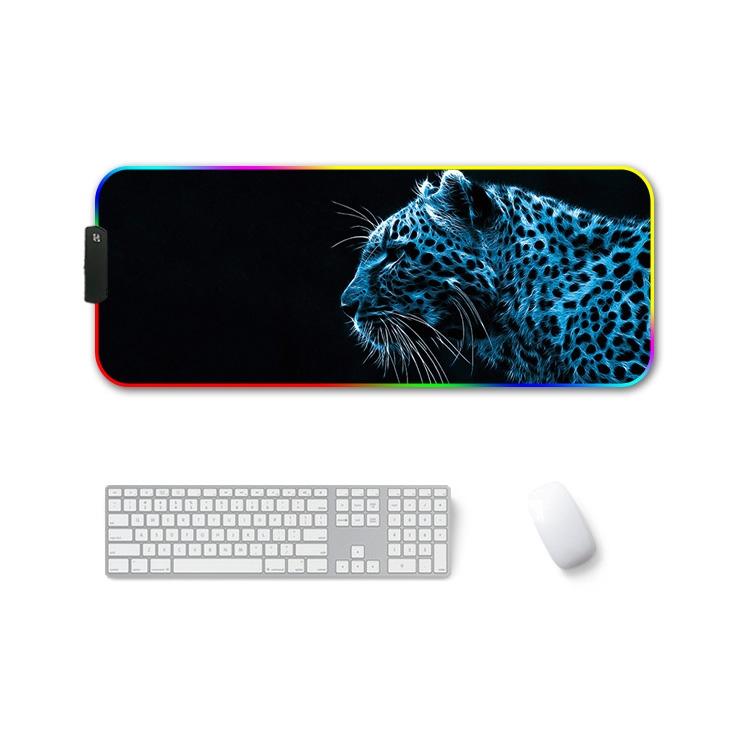 Rubber Thermal Transfer Rgb Luminous Non-Slip Mouse Pad - Vast Starry Sky
