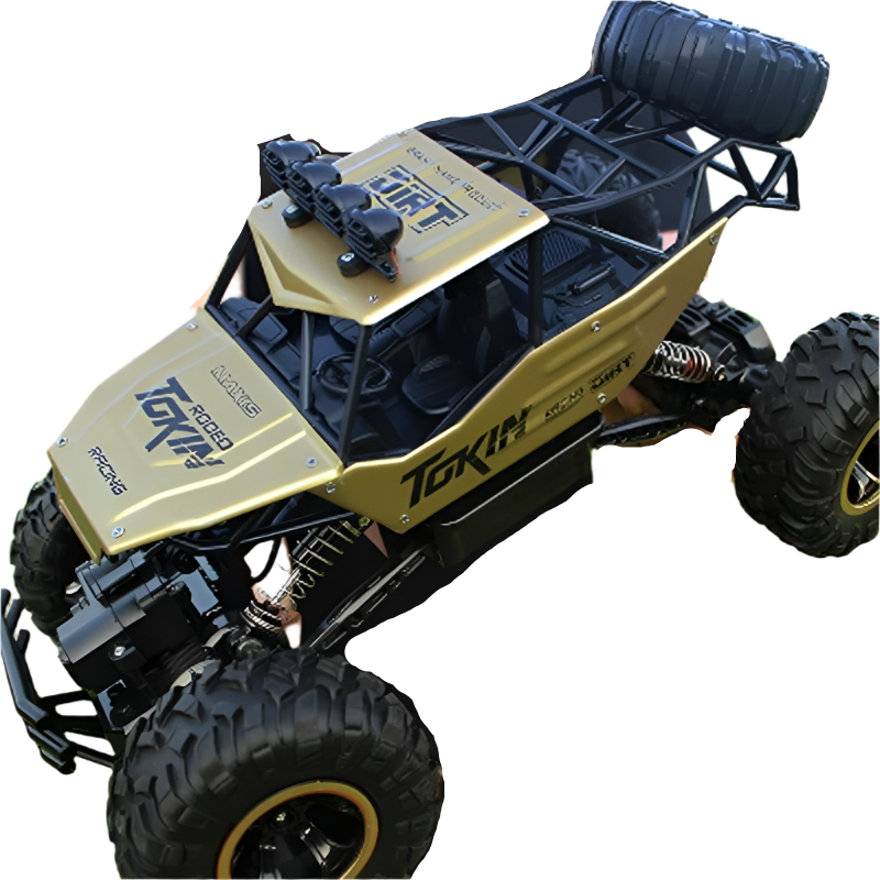 Off-road Climbing Car with 2.4ghz Remote Control and Double Motors - Black