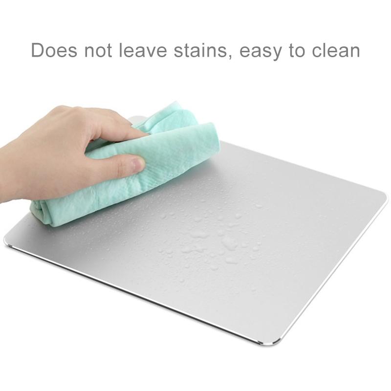Double Sided Non Slip Aluminum Mouse Pad Small - Silver