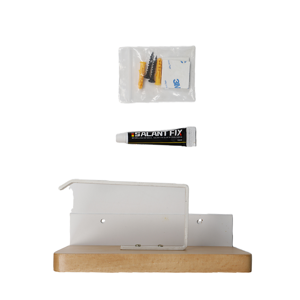 Toilet Paper Holder with Shelf Wall Mounted Bathroom Storage