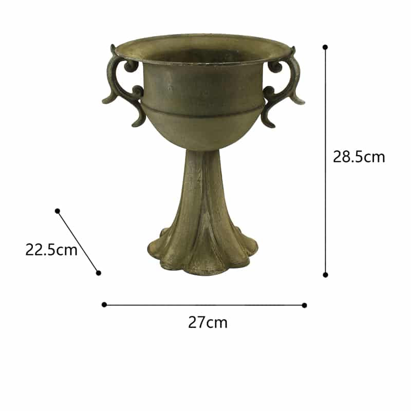 Urn On Petal Stand 28cm