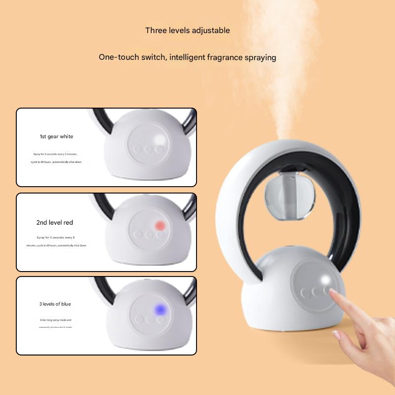 White Smart Mosquito Repeller & Humidifier - 3 Modes, Night Light, USB, Quiet Operation