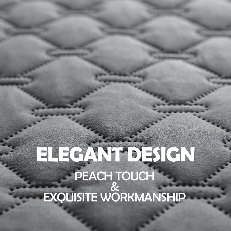 Grey 2-Sided Waterproof Pet Sofa Cover - Dog Bed Protector Blanket for Furniture, Couches & Car Seats (100x127cm, Machine Washable)