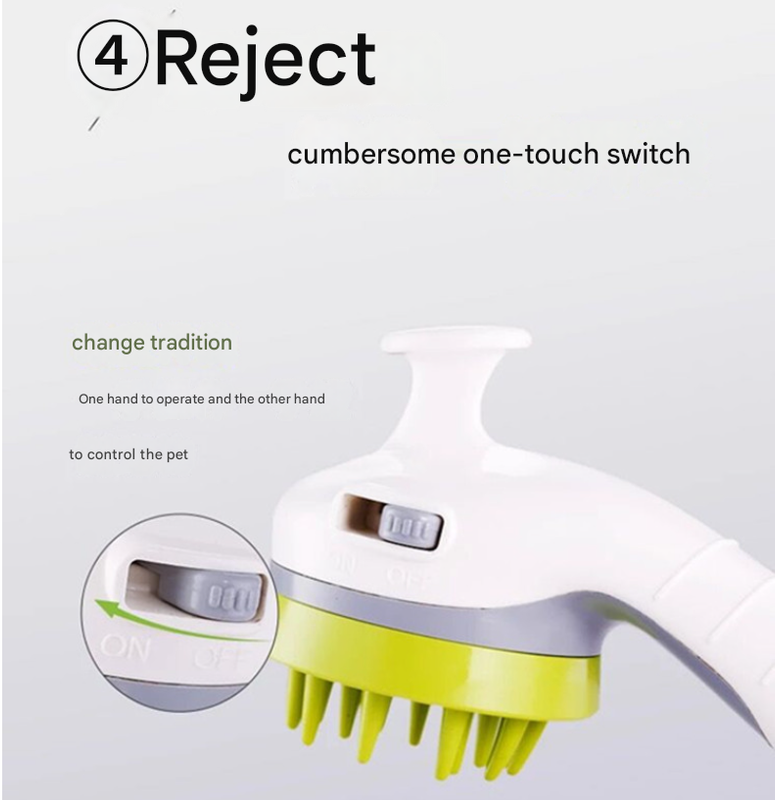 Orange Ultimate Pet Bathing Showerhead - Dog-Friendly Pressure-Boost Spray with Foamer