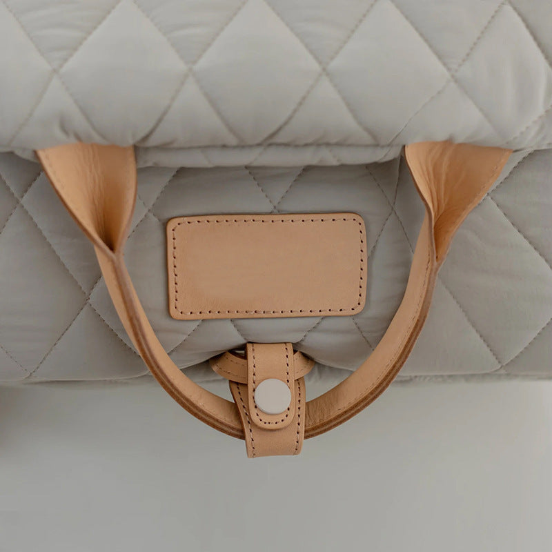 Luxury Quilted 2-in-1 Pet Travel Carrier & Car Booster Seat for Small Dogs(Camel)