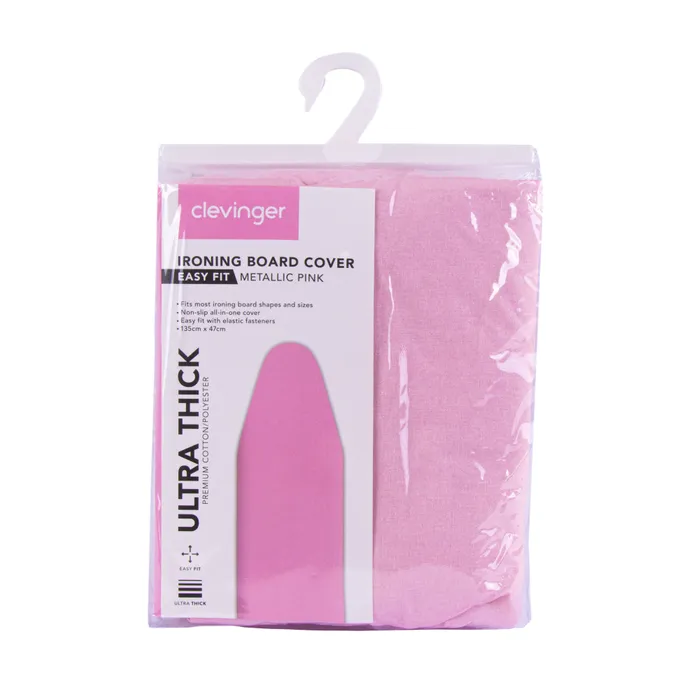 Ironing Board Cover 35x 115cm -Metallic Pink