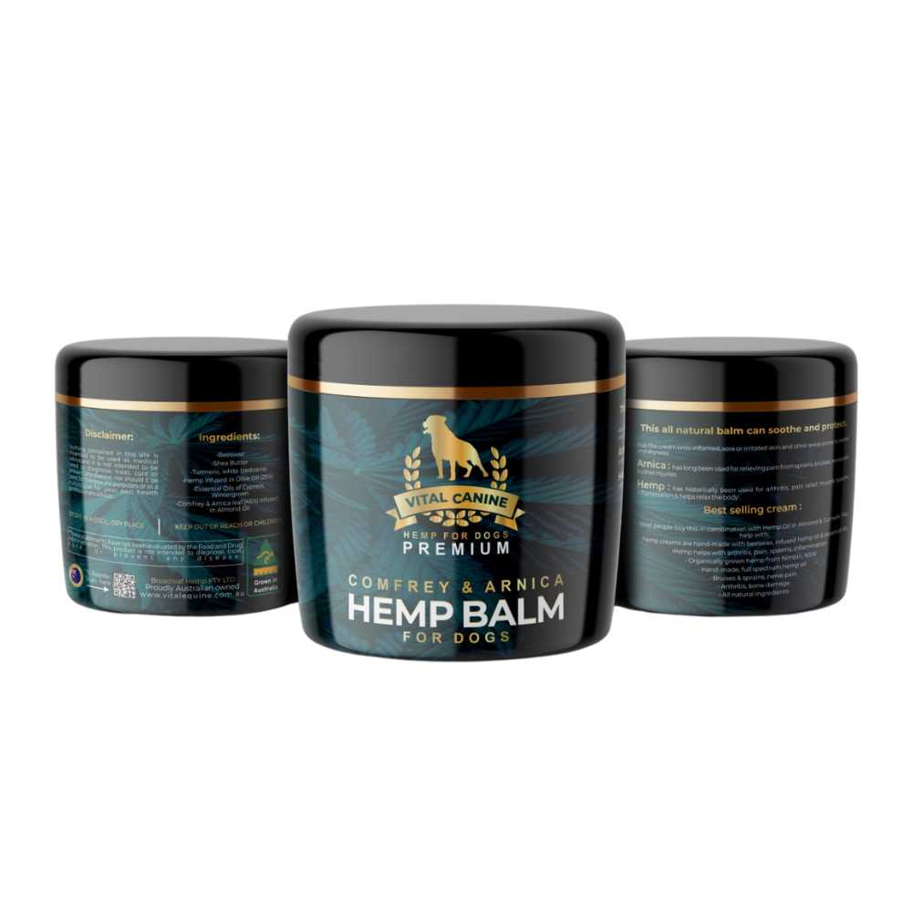 Vital Canine | Hemp, Comfrey & Arnica Balm for Dogs 60ml