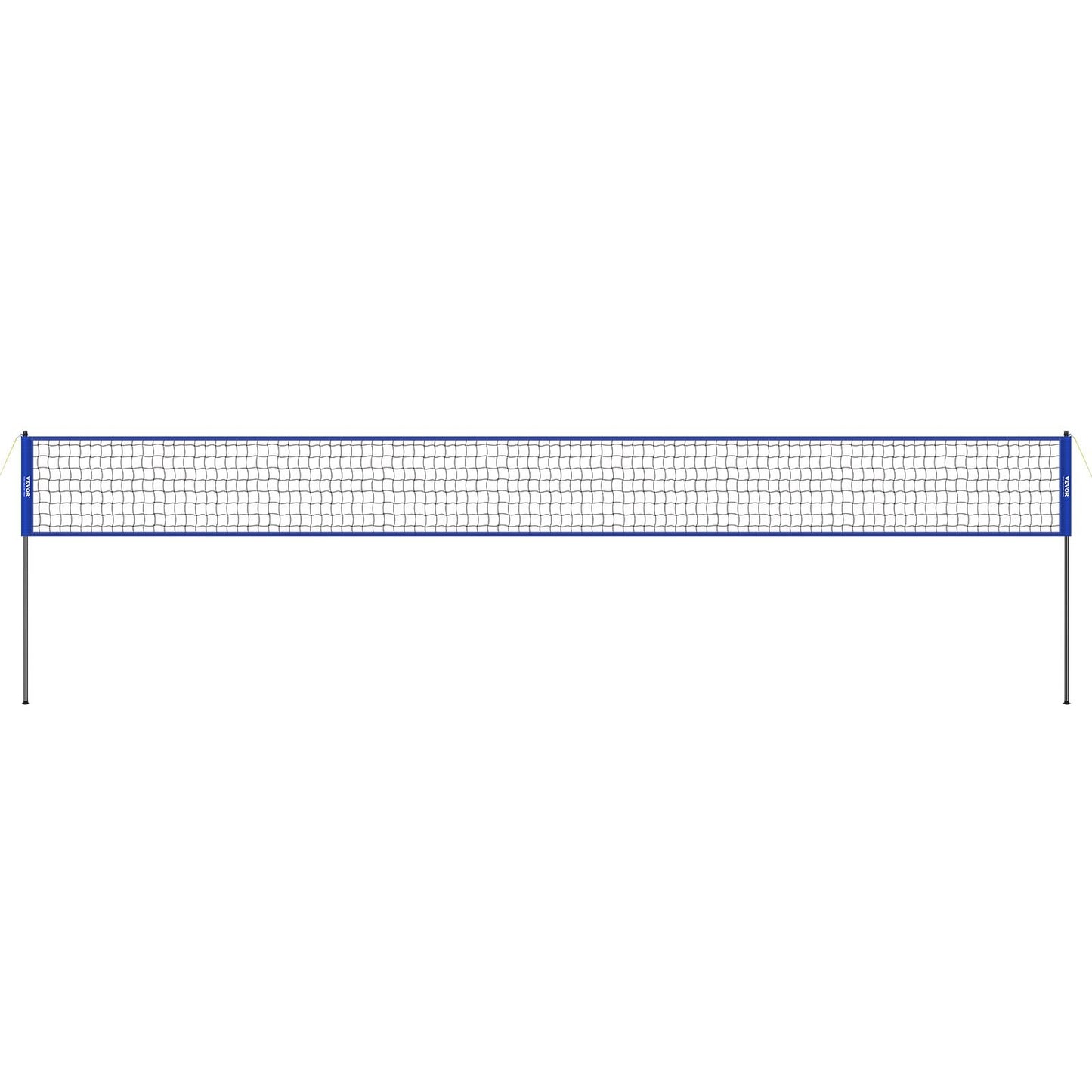 VEVOR Outdoor Portable Volleyball Net System, Adjustable Height Steel Poles, Professional Volleyball Set with PVC Volleyball, Pump, Carrying Bag, Heavy Duty Volleyball Net for Backyard, Beach, Lawn