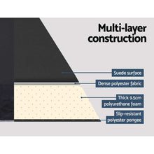 Load image into Gallery viewer, Weisshorn Self Inflating Mattress Camping Sleeping Mat Air Bed Pad Single Black

