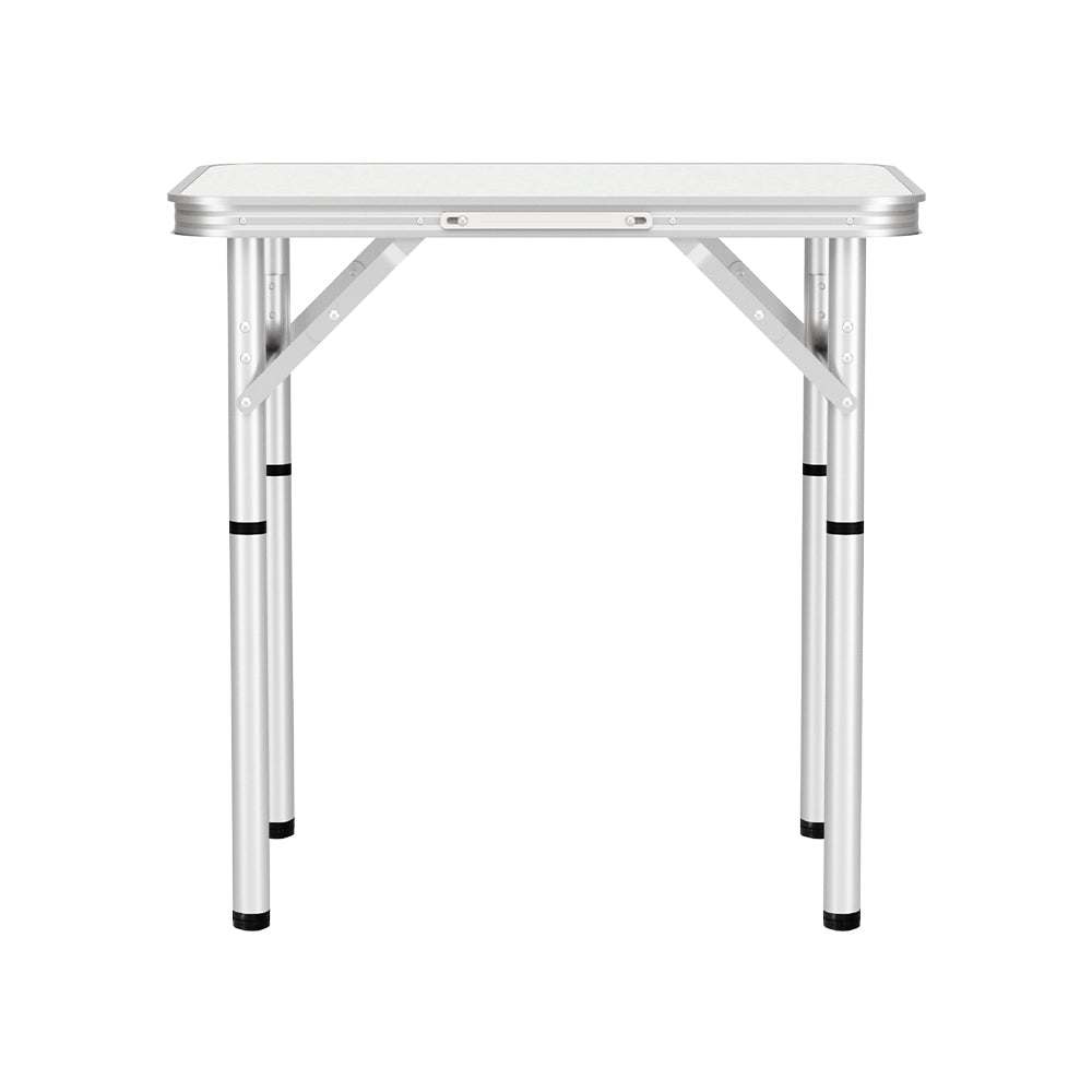 Weisshorn Folding Camping Table 60CM Adjustable Portable Outdoor Picnic Desk