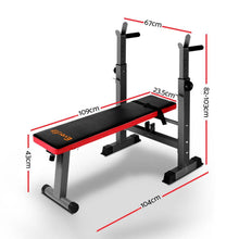 Load image into Gallery viewer, Everfit Weight Bench Squat Rack Bench Press Home Gym Equipment 200kg
