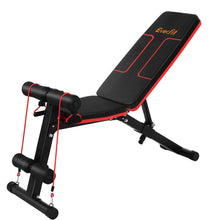 Load image into Gallery viewer, Everfit Weight Bench Adjustable FID Bench Press Home Gym 150kg Capacity
