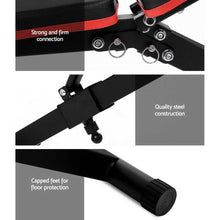 Load image into Gallery viewer, Everfit Weight Bench Adjustable FID Bench Press Home Gym 150kg Capacity
