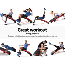 Load image into Gallery viewer, Everfit Weight Bench Sit Up Bench Press Foldable Home Gym Equipment
