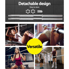 Load image into Gallery viewer, Everfit 168CM 5.5FT Barbell Bar Fitness Weight Plates Dumbbells Row
