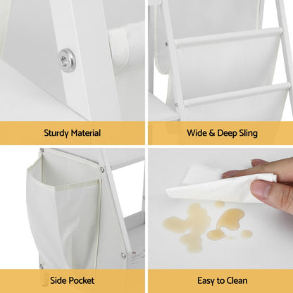 Keezi 3-Tier Kids Bookshelf Bookcase Children Toy Storage Organizer Rack Display Shelf