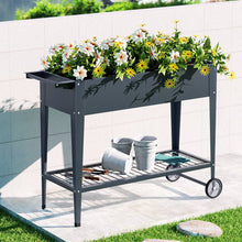 Load image into Gallery viewer, Green Fingers Garden Bed Elevated 100X40X80cm Planter Box Raised Container Herb
