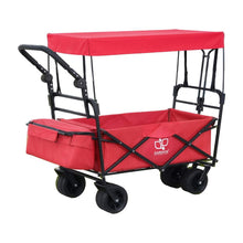 Load image into Gallery viewer, Gardeon Garden Cart with Removable Canopy Red
