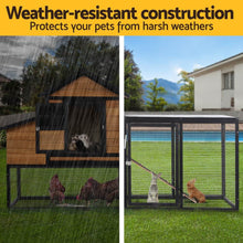 Load image into Gallery viewer, i.Pet Chicken Coop Rabbit Hutch Extra Large Wooden Run Cage Bunny House Outdoor
