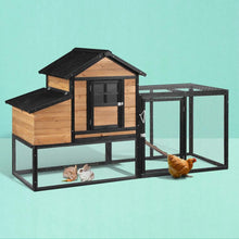 Load image into Gallery viewer, i.Pet Chicken Coop Rabbit Hutch Extra Large Wooden Run Cage Bunny House Outdoor
