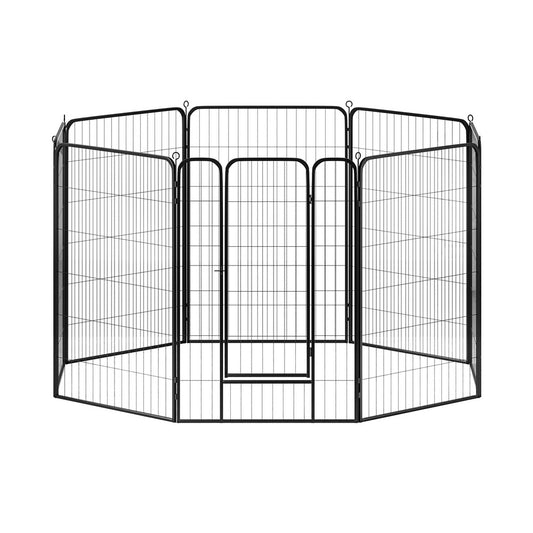 i.Pet Pet Dog Playpen 48" Enclosure 8 Panel Cage Kennel Puppy Fence Play Pen