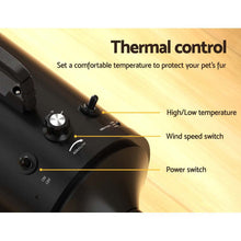 Load image into Gallery viewer, i.Pet Pet Hair Dryer Dog Cat Grooming Speed Blower Hairdryer Heater Low Noise
