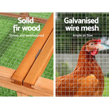 Load image into Gallery viewer, i.Pet Chicken Coop Rabbit Hutch 180cm Extra Large Wooden Chicken House Run XL Hen Cage
