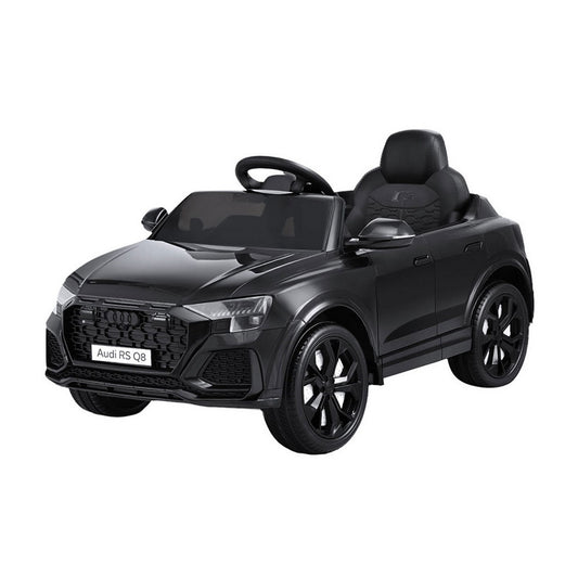 Kids Ride On Car Licensed RSQ8 Electric Toy Black Remote 12V Cars Black