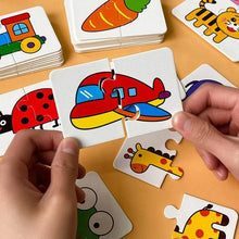 Load image into Gallery viewer, Montessori Cards Educational Toys for Children Learning Educational Puzzles Develop Cognitive Games for Babies Kids Baby Novel
