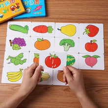 Load image into Gallery viewer, Montessori Cards Educational Toys for Children Learning Educational Puzzles Develop Cognitive Games for Babies Kids Baby Novel
